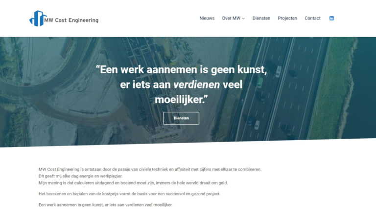 Nieuwe website